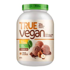 TRUE VEGAN- WHEY VEGANO TRUE SOURCE 837g - Chocolate com Avelã