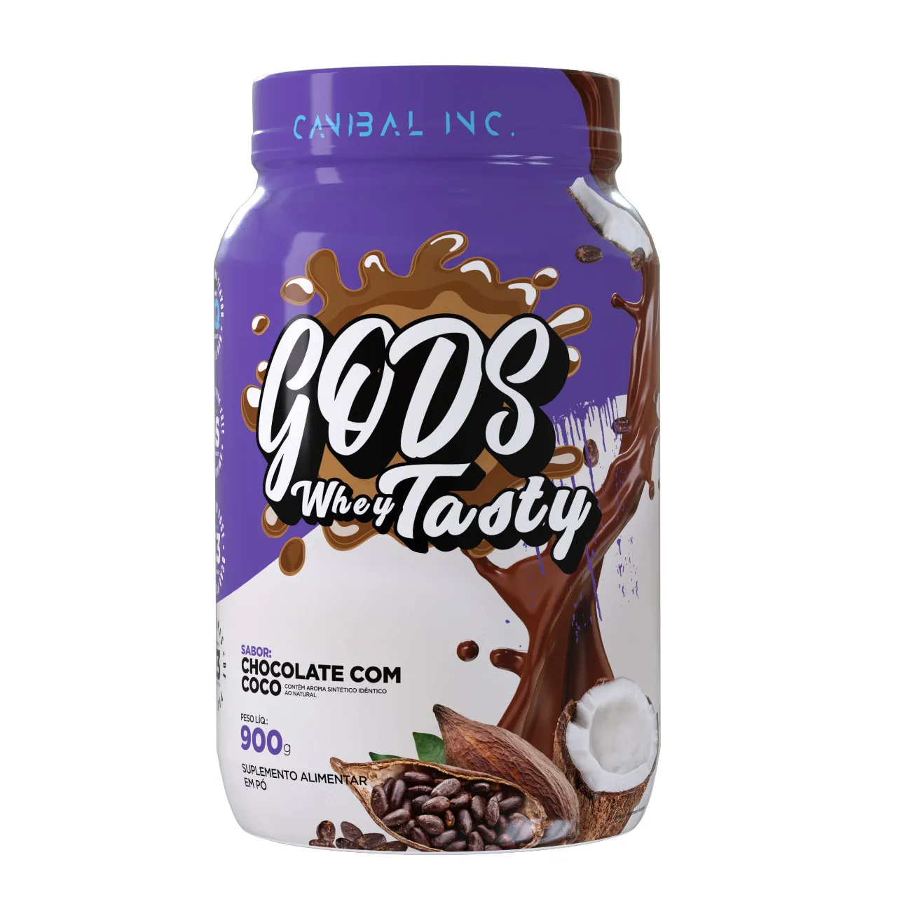 Whey Gods Tasty - 900g - Canibal - Imagem 5