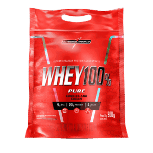 Whey 100% Pure Integral Médica - Refil - 900g - Cookies e Cream
