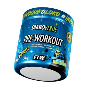 Diabo Verde #Pre-Workout Dip Loko! 300g - Blueberry radioativo