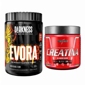 COMBO DARKNESS 1 PRÉ TREINO EVORA + 1 CREATINA - NEON BERRY