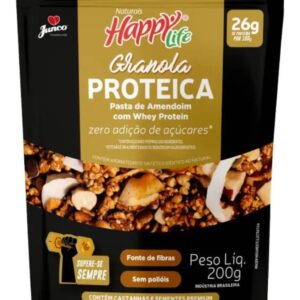 GRANOLA PASTA DE AMENDOIN C/ WHEY HAPPY LIFE
