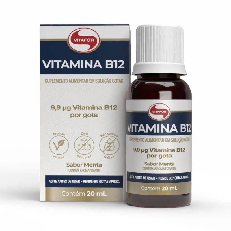 VITAMINA B12 EM GOTAS VITAFOR 20ML