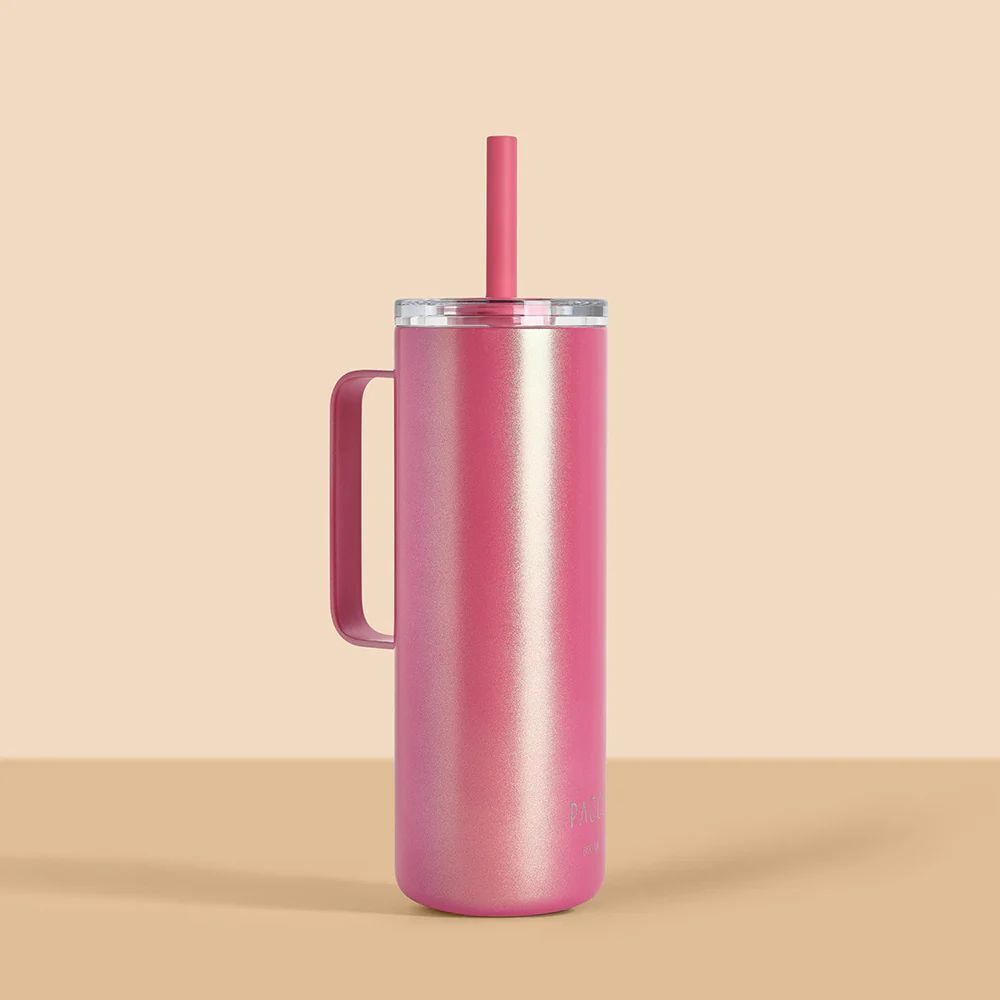 COPO TERMICO SLIM CUP 600ML - ROSA CRISTAL