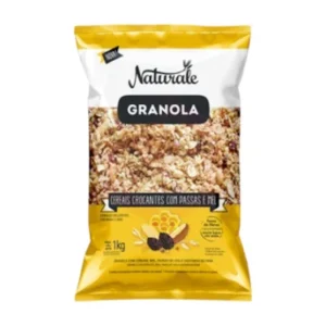 GRANOLA PASSAS E MEL 1KG