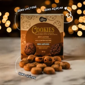 COOKIES LA GANEXA 50g - CACAU COM GOTAS DE CHOCOLATE