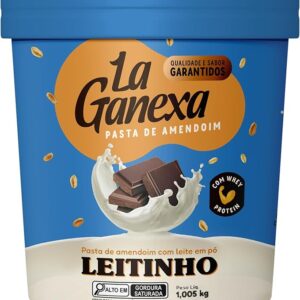 PASTA DE AMENDOIM LA GANEXA 450g - LEITINHO
