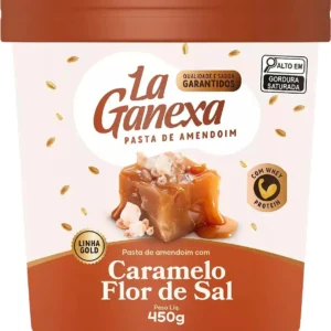 PASTA DE AMENDOIM LA GANEXA 450g - CARAMELO E FLOR DE SAL