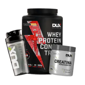 WHEY PROTEIN CONCENTRADO 900G + CREATINA MONOHIDRATADA 300G - Coco