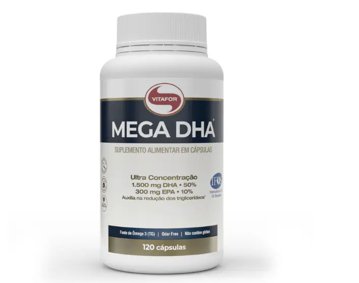 Ômega 3 Mega DHA - 120 Cápsulas - Vitafor