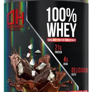 Whey Concentrado Gourmet - 900g - Doctor House - Chocolate com Coco