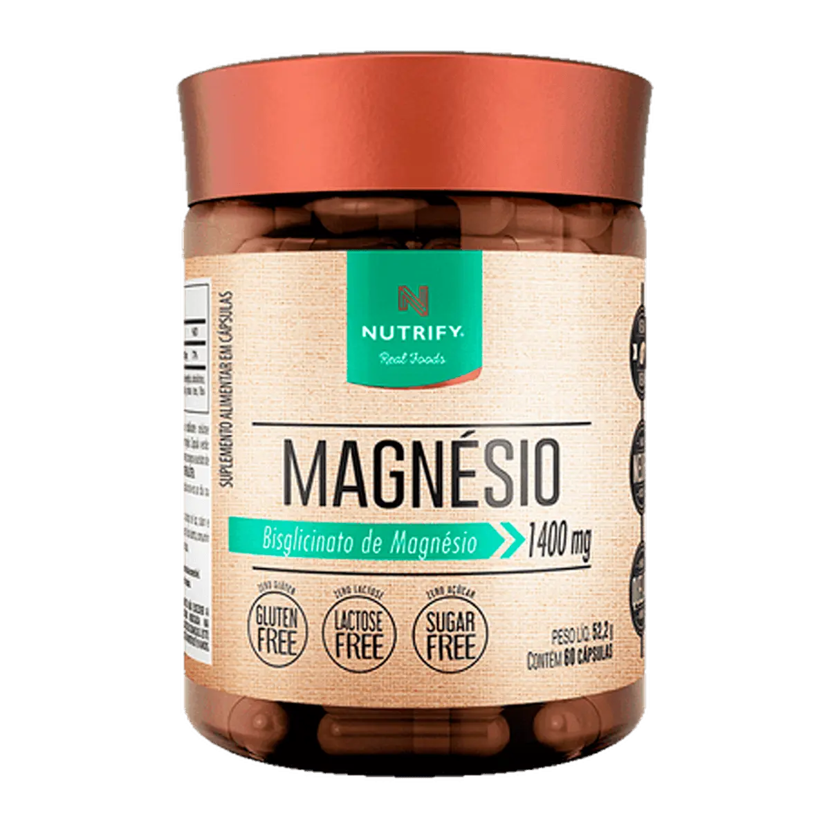 MAGNESIO BISGLICINATO 1400mg NUTRIFY