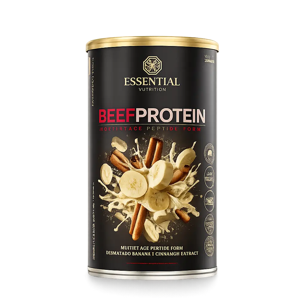 BEEF PROTEIN BANANA COM CANELA